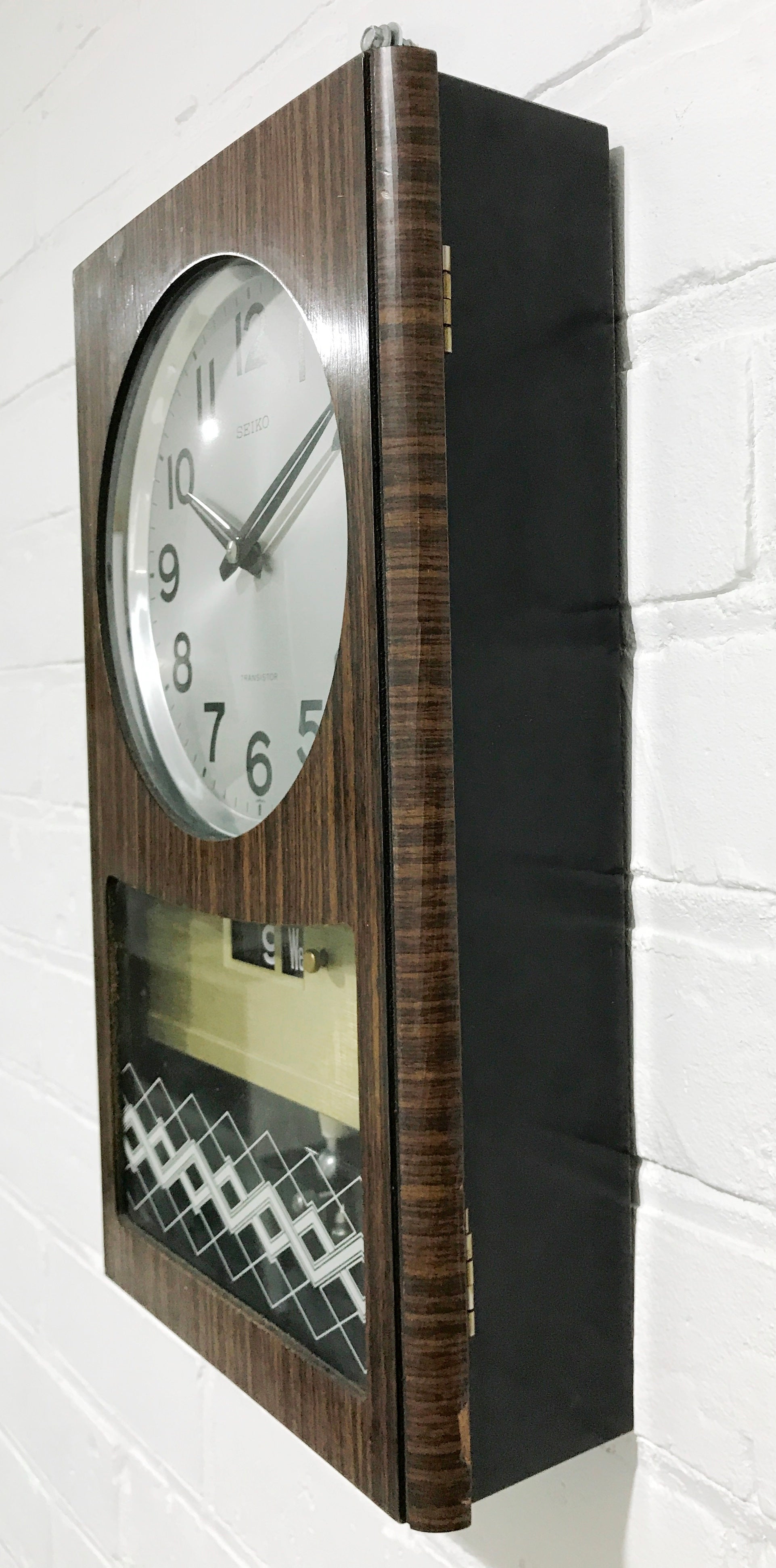 Vintage Time & Date Wall Clock | eXibit Collection