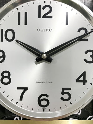 Vintage Seiko Date & Time Wall Clock | Adelaide Clocks