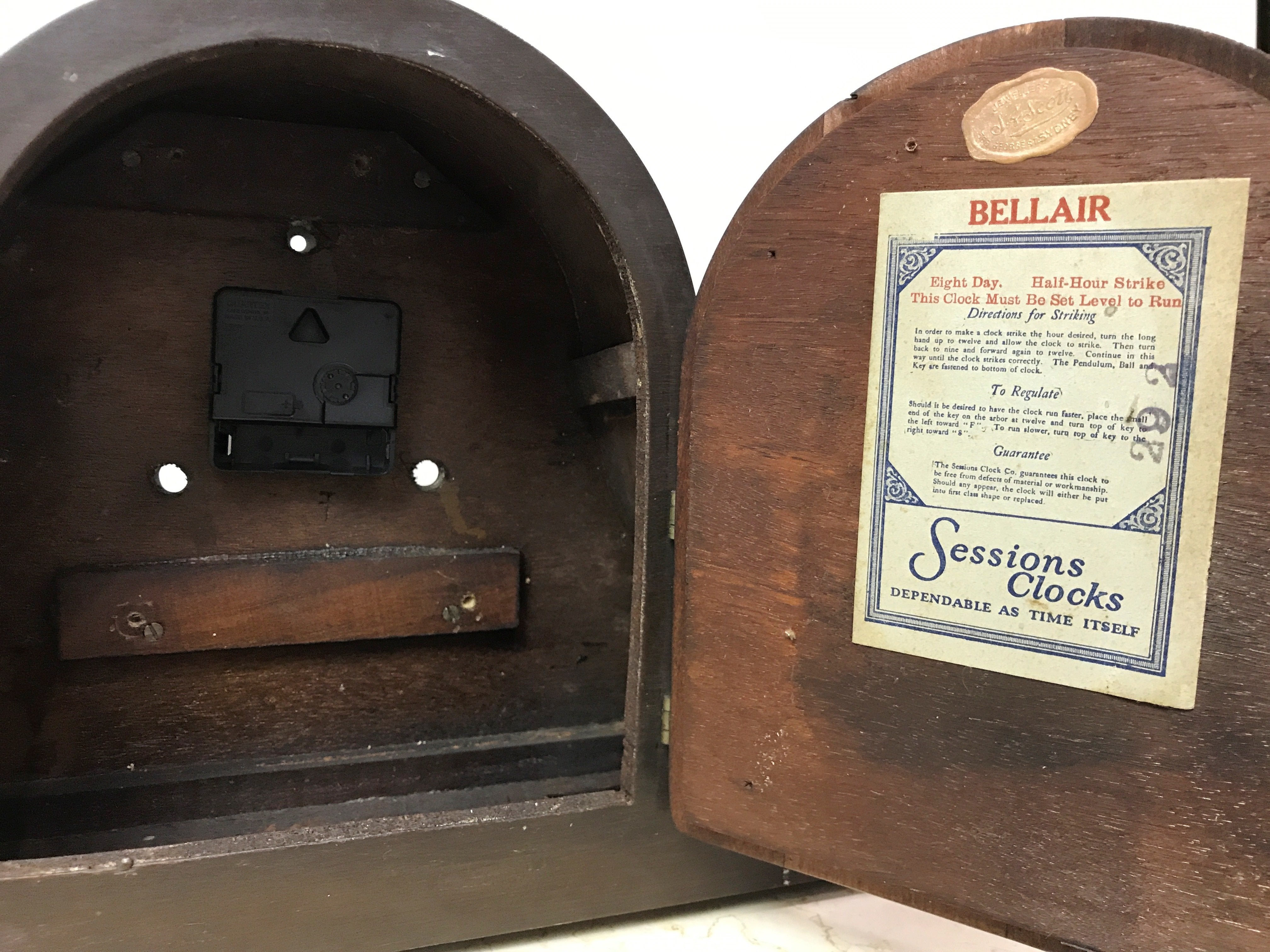 Vintage Sessions Mantel Clock Adelaide Clocks