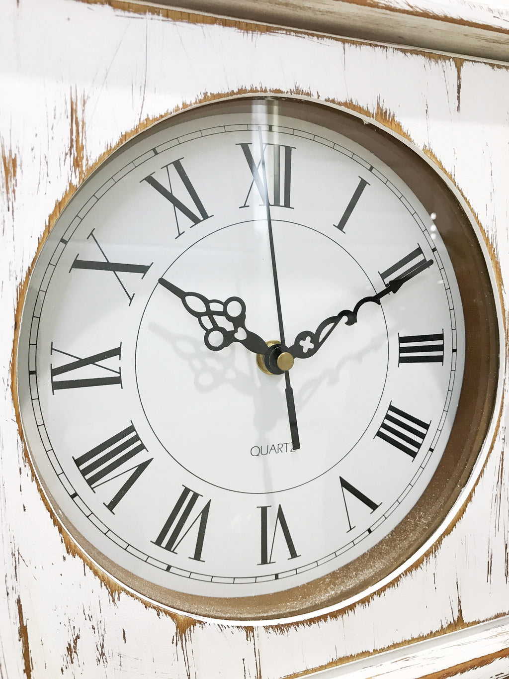 Rustic Style Clock Coffee Side Table | eXibit collection