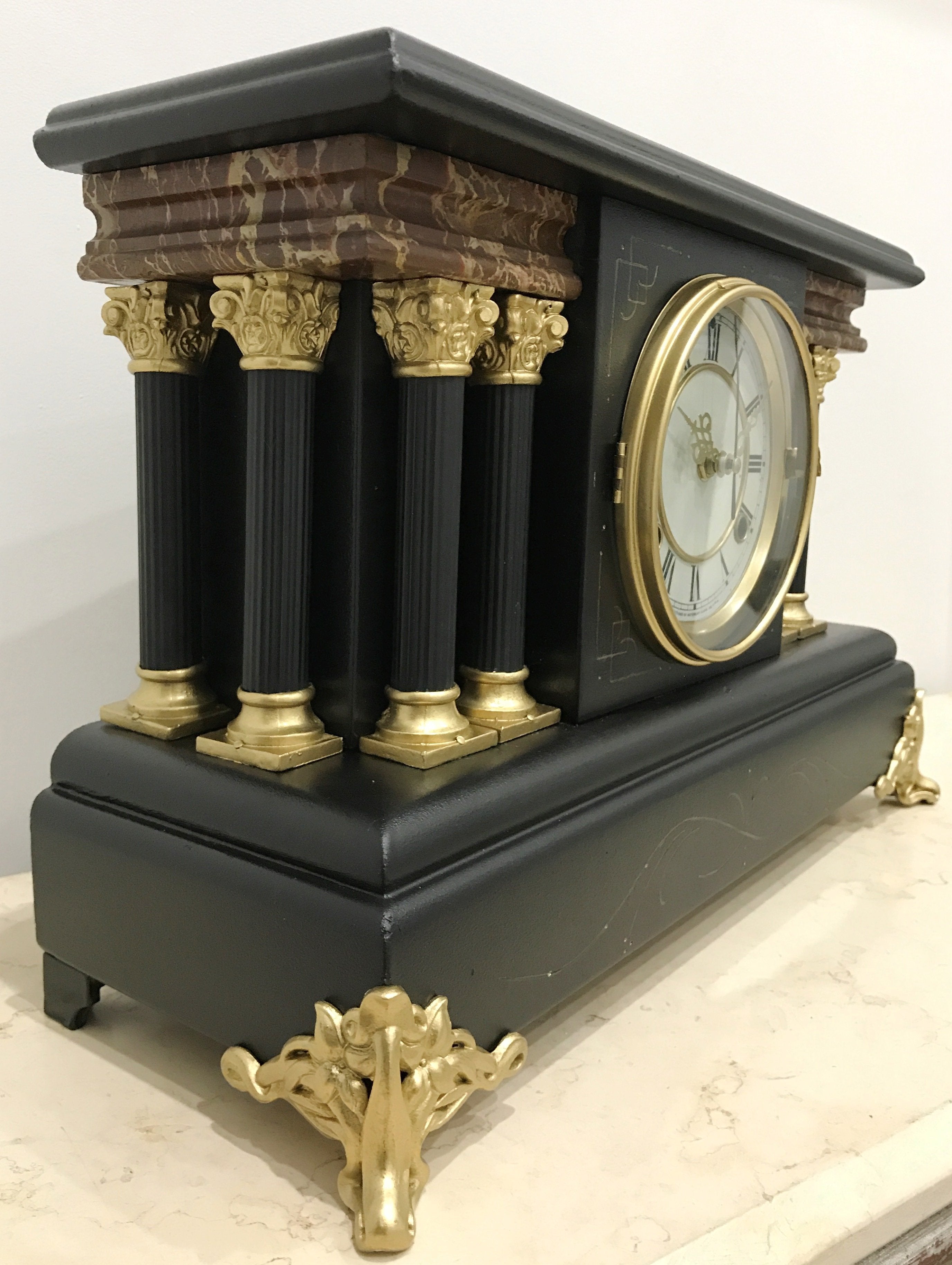 Antique Waterbury Mantel Clock | eXibit collection