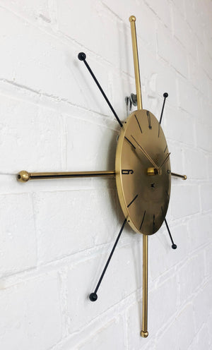 Vintage Starburst German Wall Clock | eXibit collection