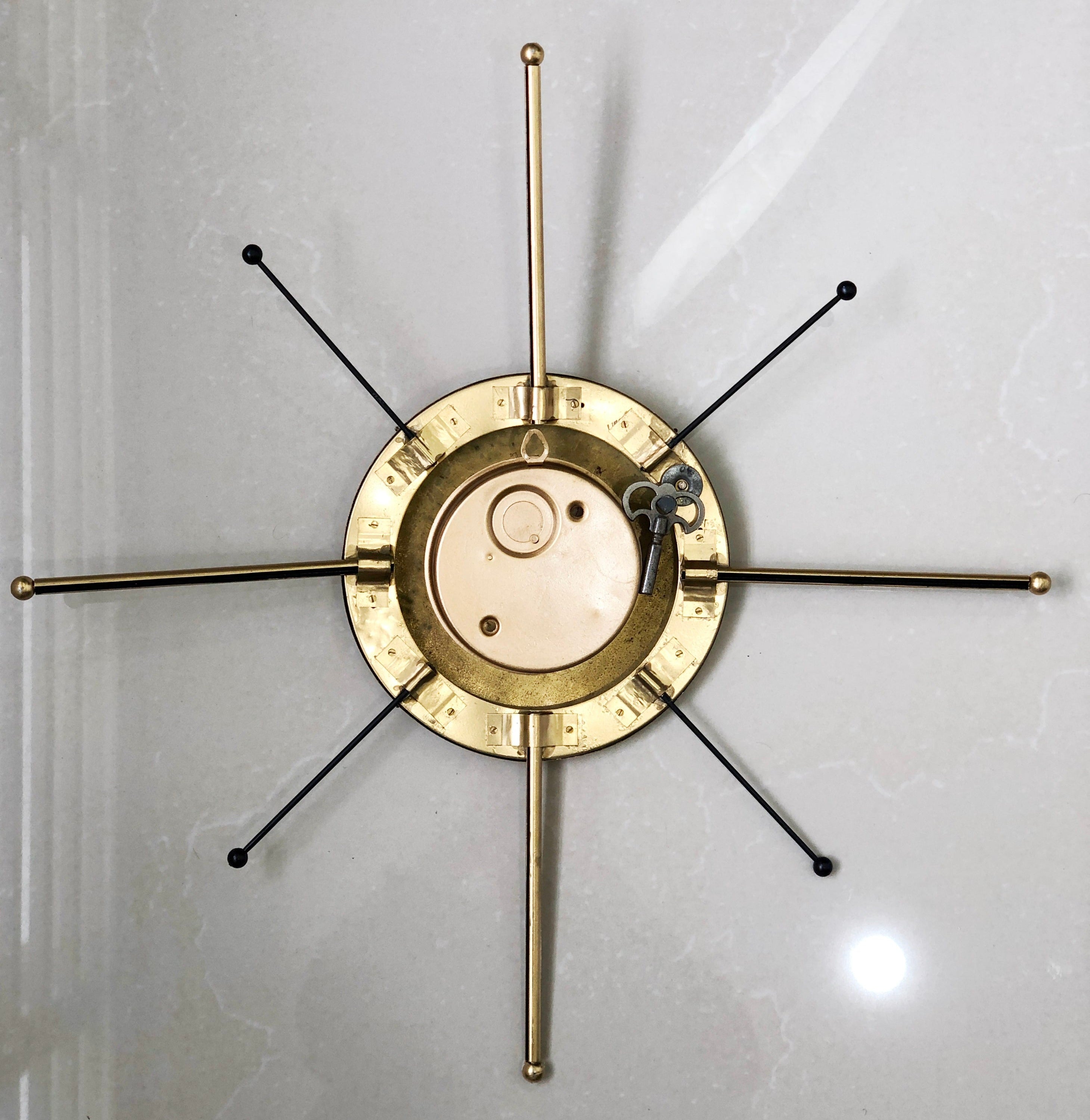 Vintage Starburst German Wall Clock | eXibit collection