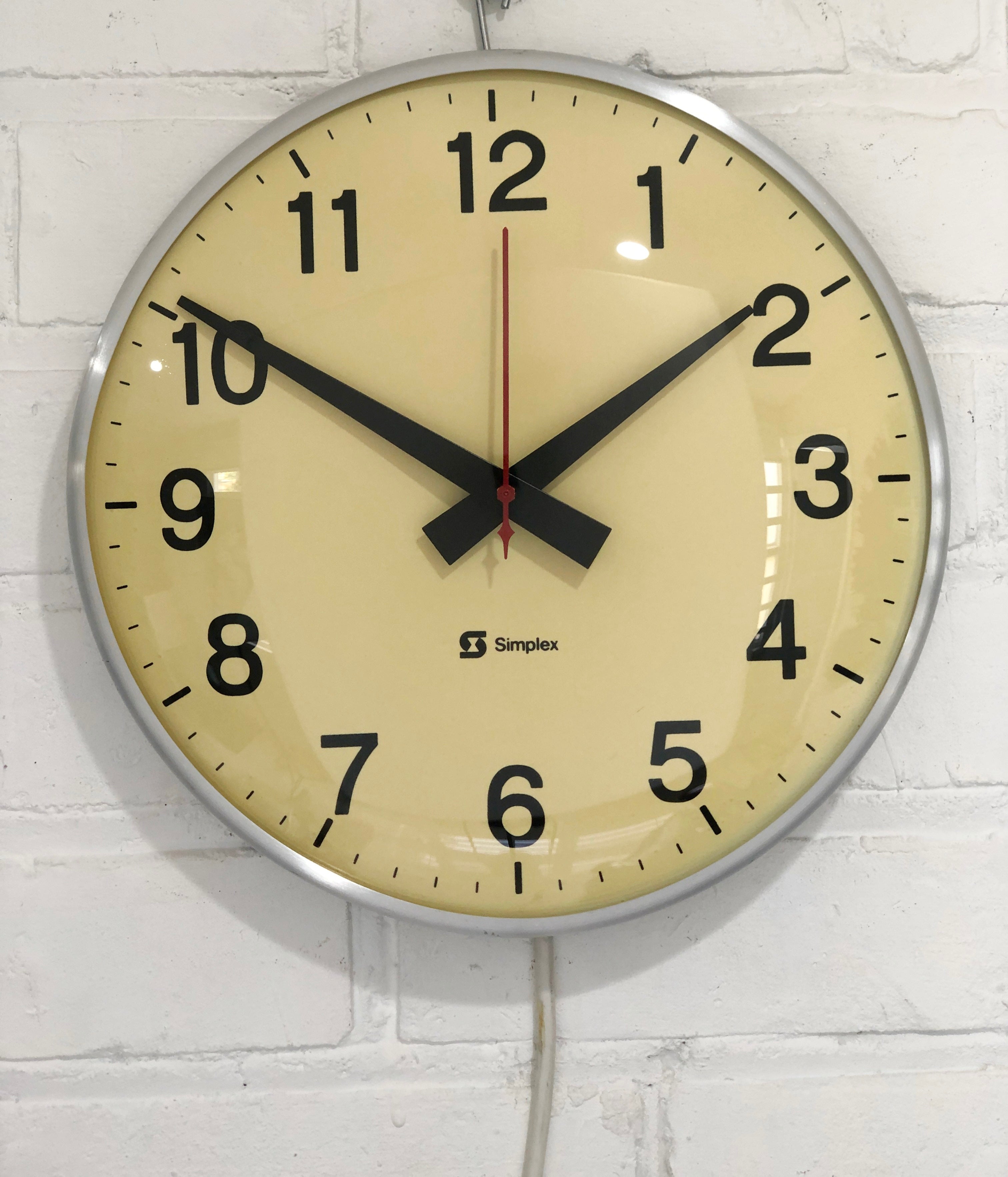Vintage SIMPLEX Electric Wall School Clock | Adelaide Clocks