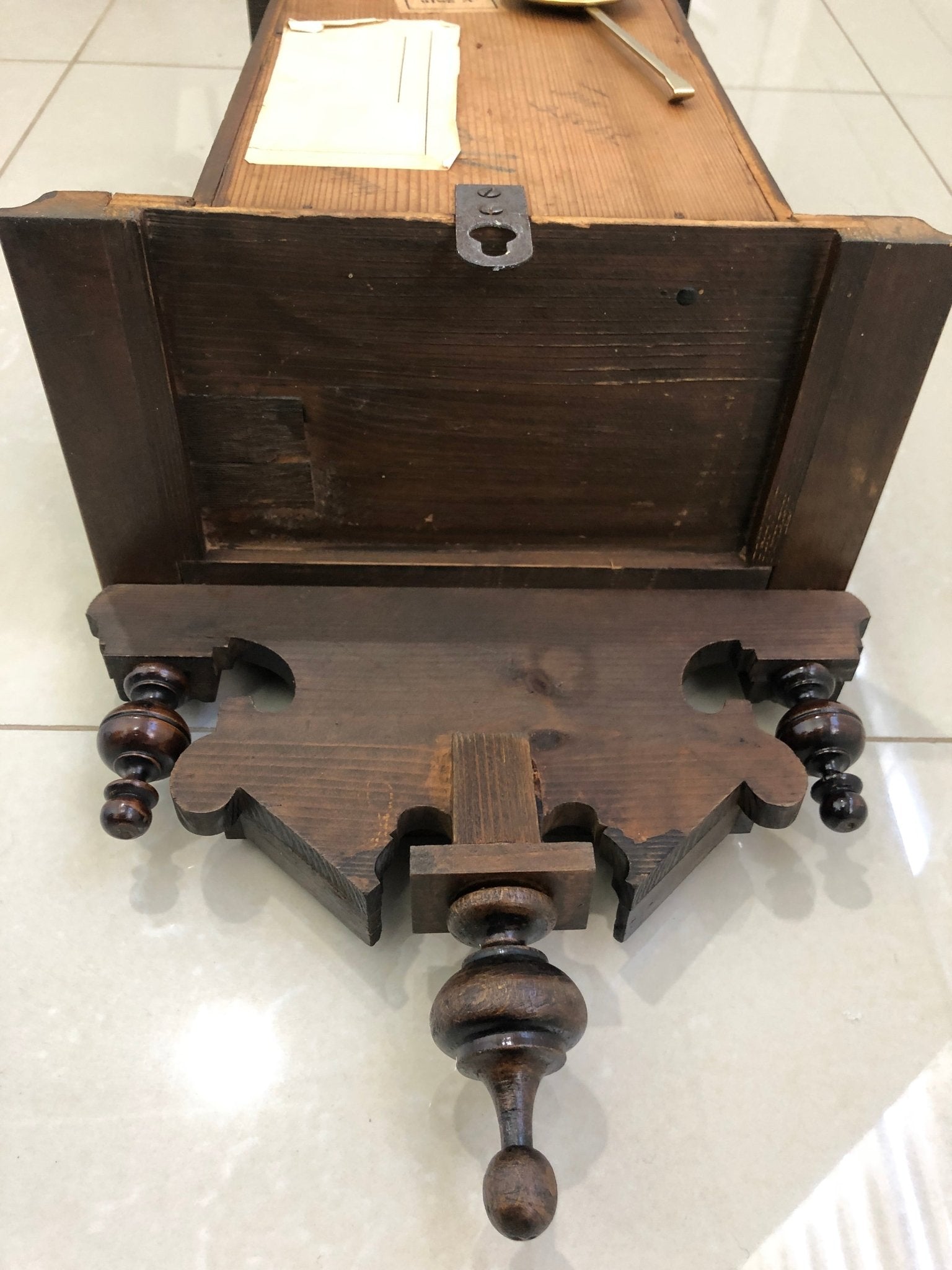 Original Antique HAC Musical Battery Wall Clock | Adelaide Clocks