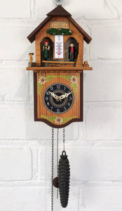 Vintage Original TOGGILI Weather House Thermometer Cuckoo Clock | eXibit collection