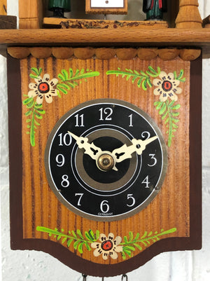 Vintage Original TOGGILI Weather House Thermometer Cuckoo Clock | eXibit collection