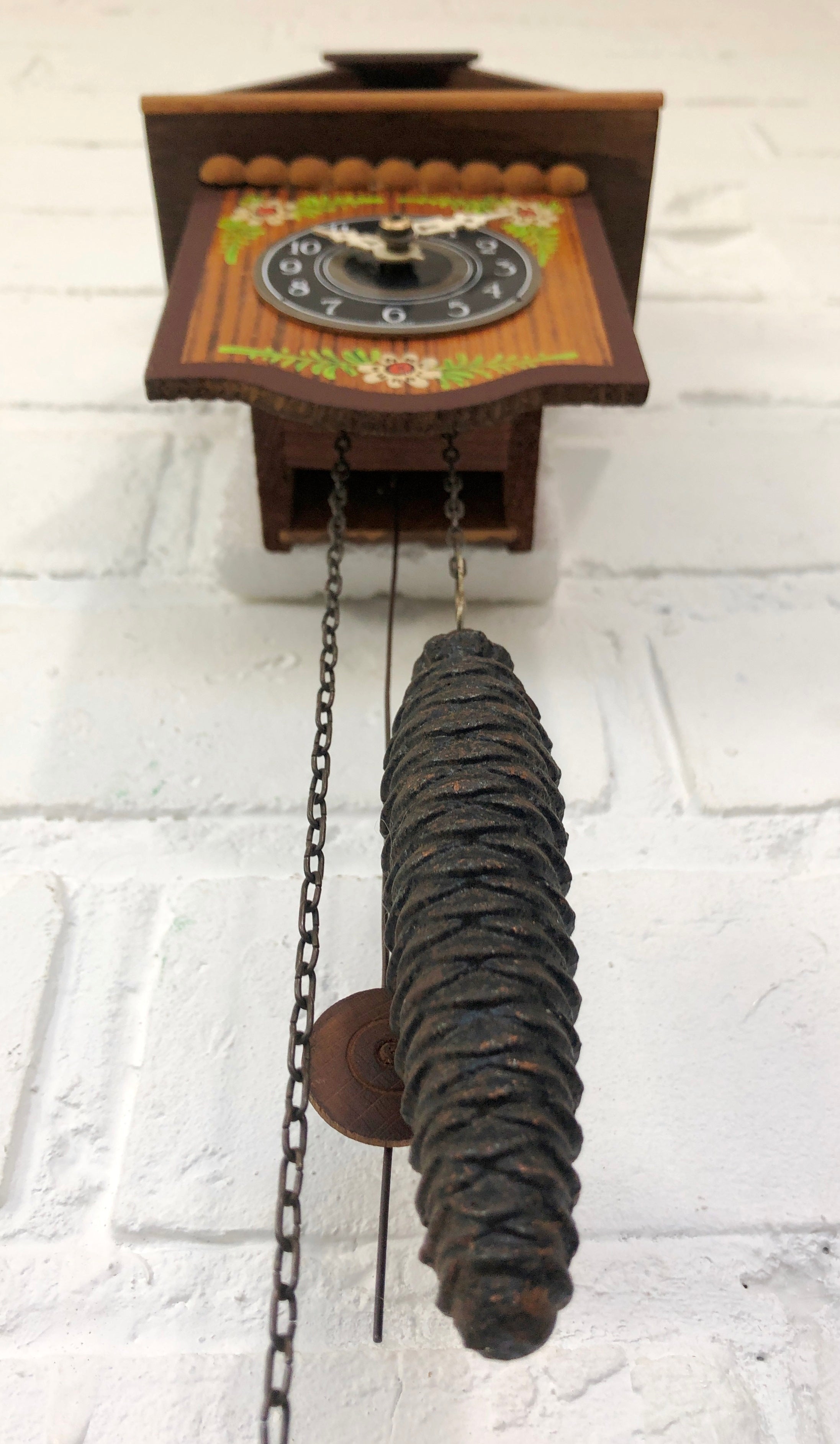 Vintage Original TOGGILI Weather House Thermometer Cuckoo Clock | eXibit collection