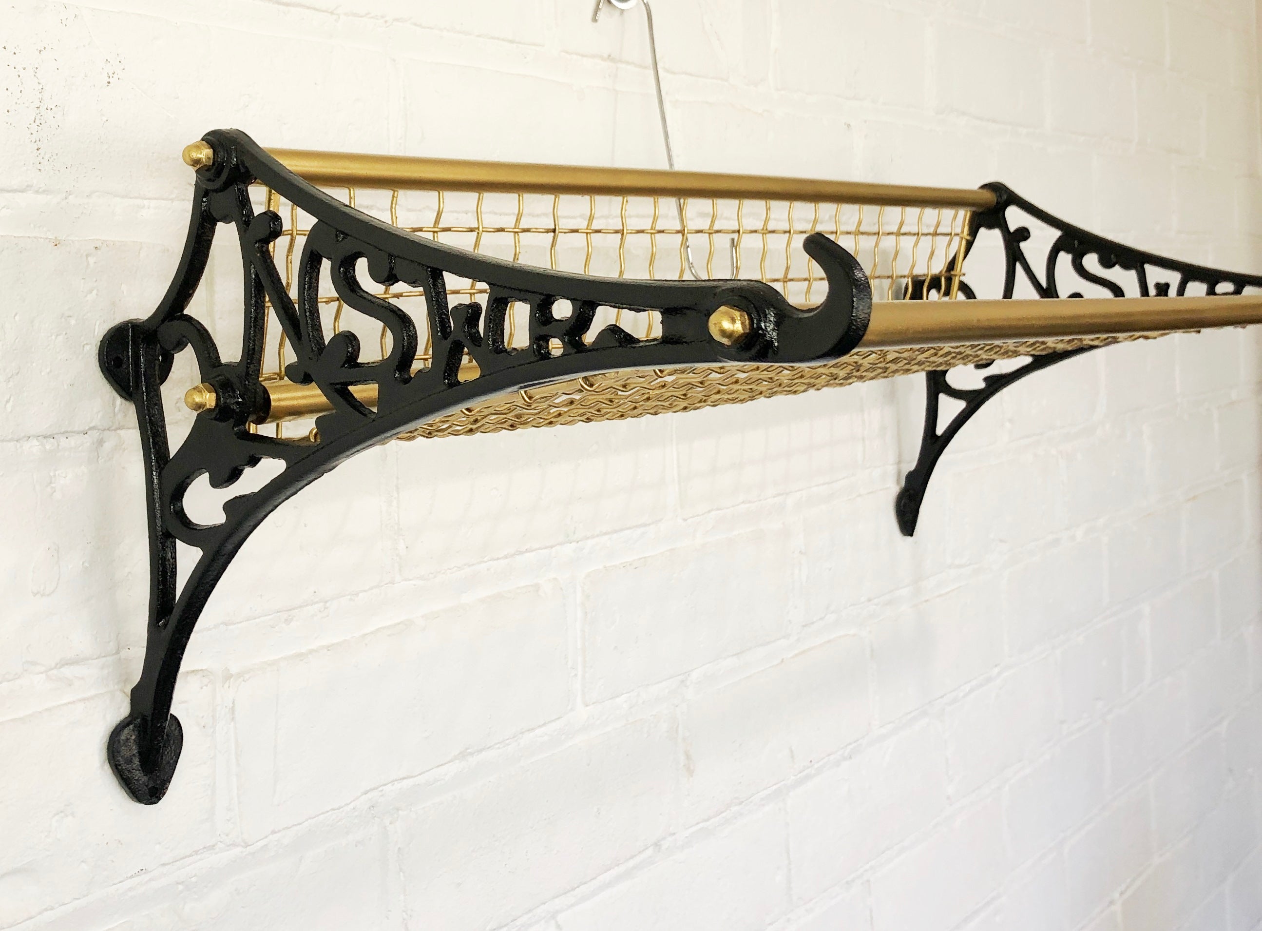 Vintage NSWR Railway Luggage Rack | eXibit collection