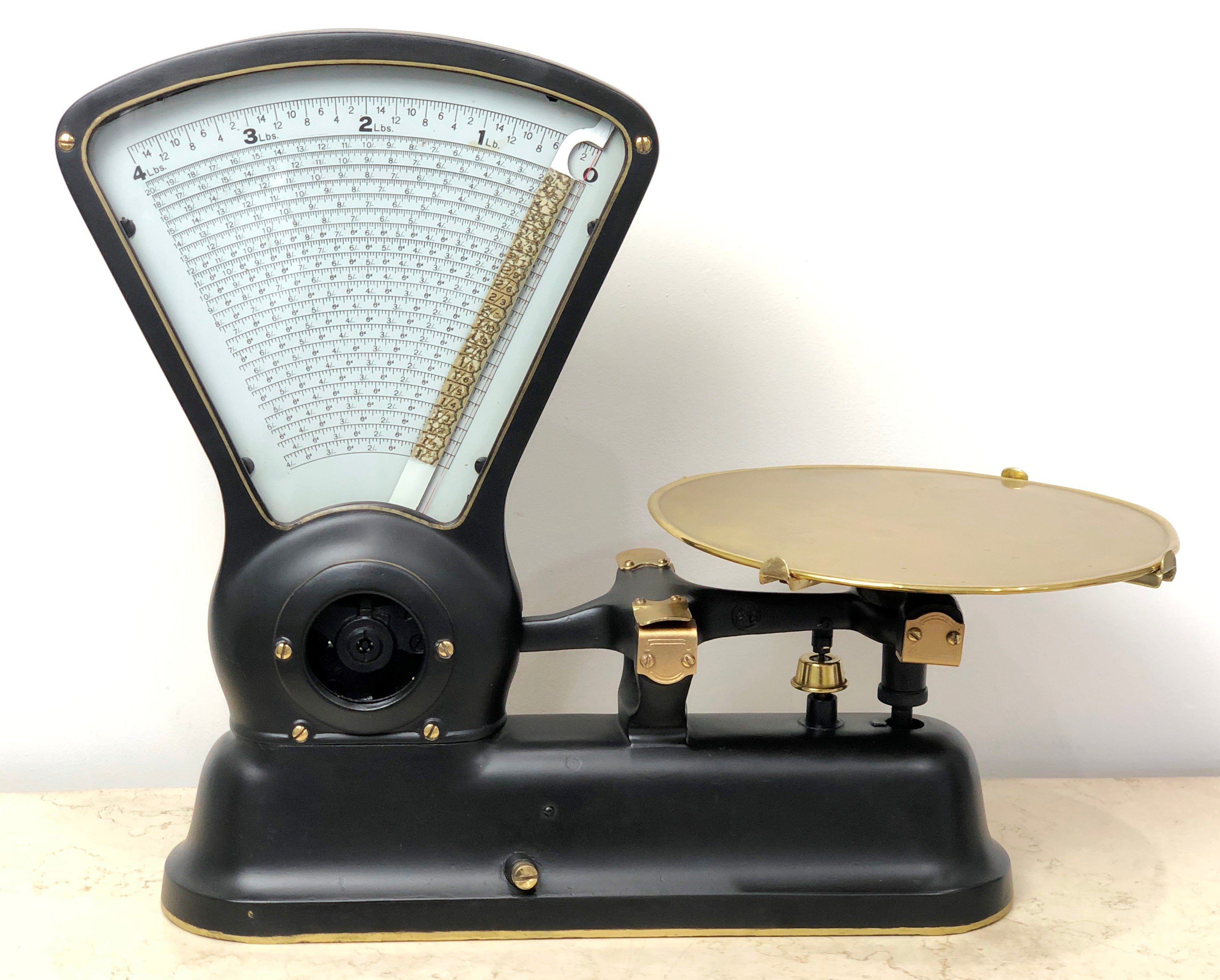 Vintage DAYTON The Computing Co. Double-Sided Kitchen Scale | eXibit collection