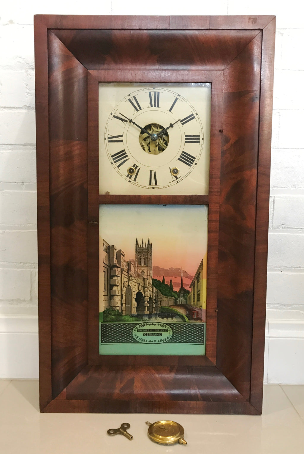 Antique Pettibone and Peters Wall Clock | Adelaide Clocks