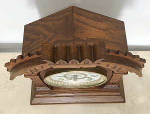 Antique Ansonia Quartz Battery Mantel Clock  | eXibit collection