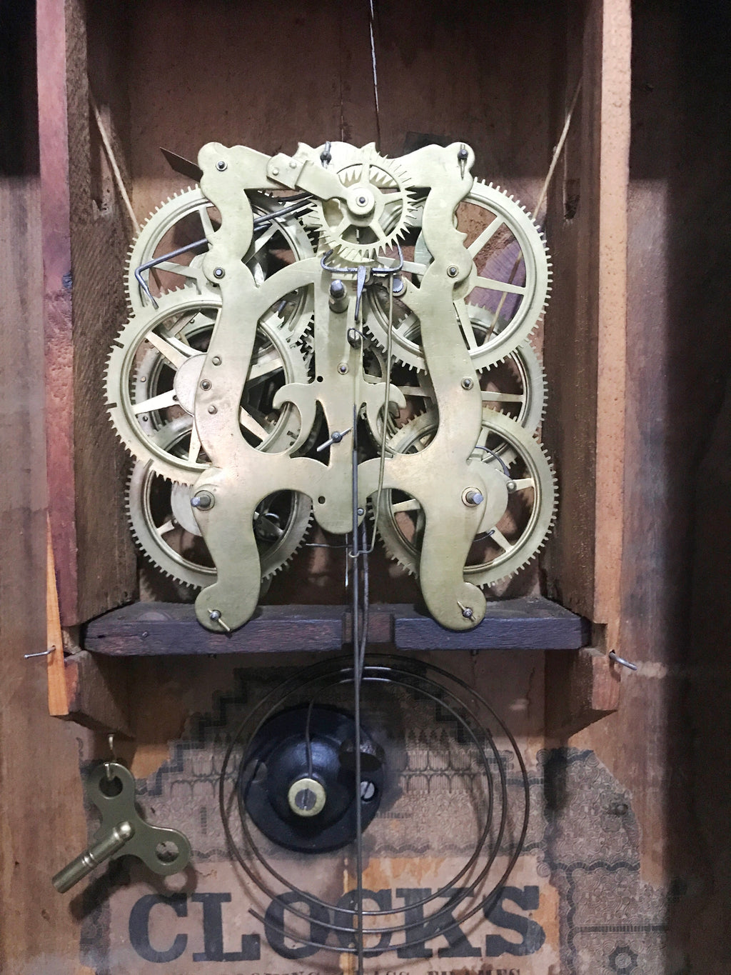Antique Pettibone and Peters Wall Clock | Adelaide Clocks