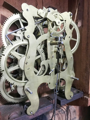 Antique Pettibone & Peters Wall Clock | eXibit collection