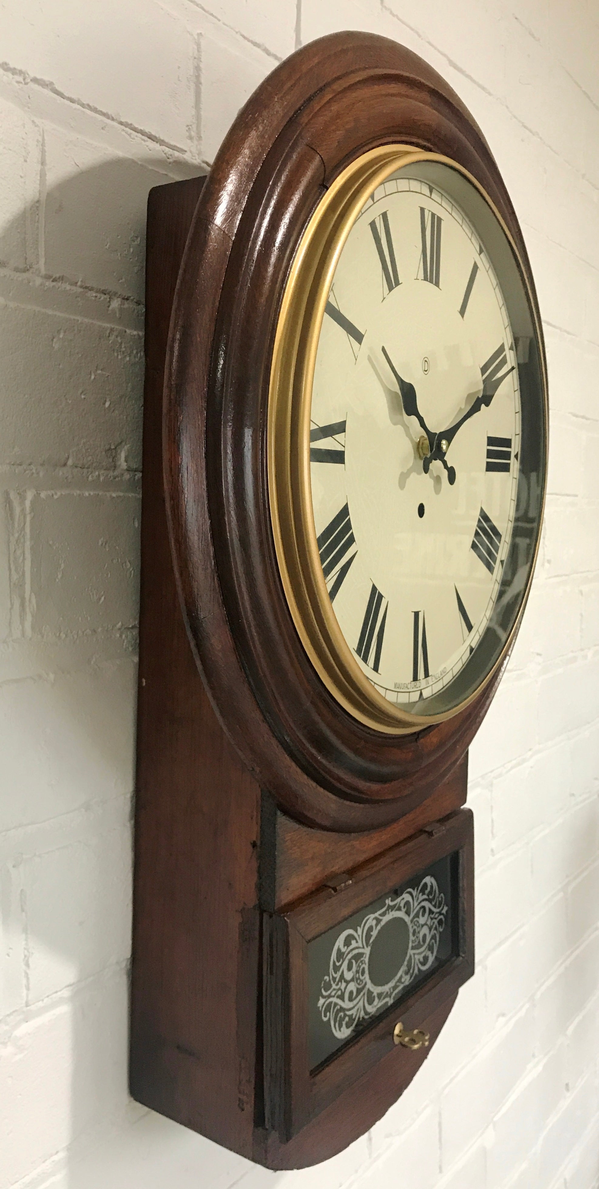 Antique Battery Wall Clock | eXibit collection