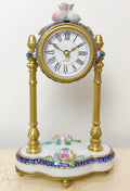 Vintage Italian Porcelain Mantel Clock | eXibit collection