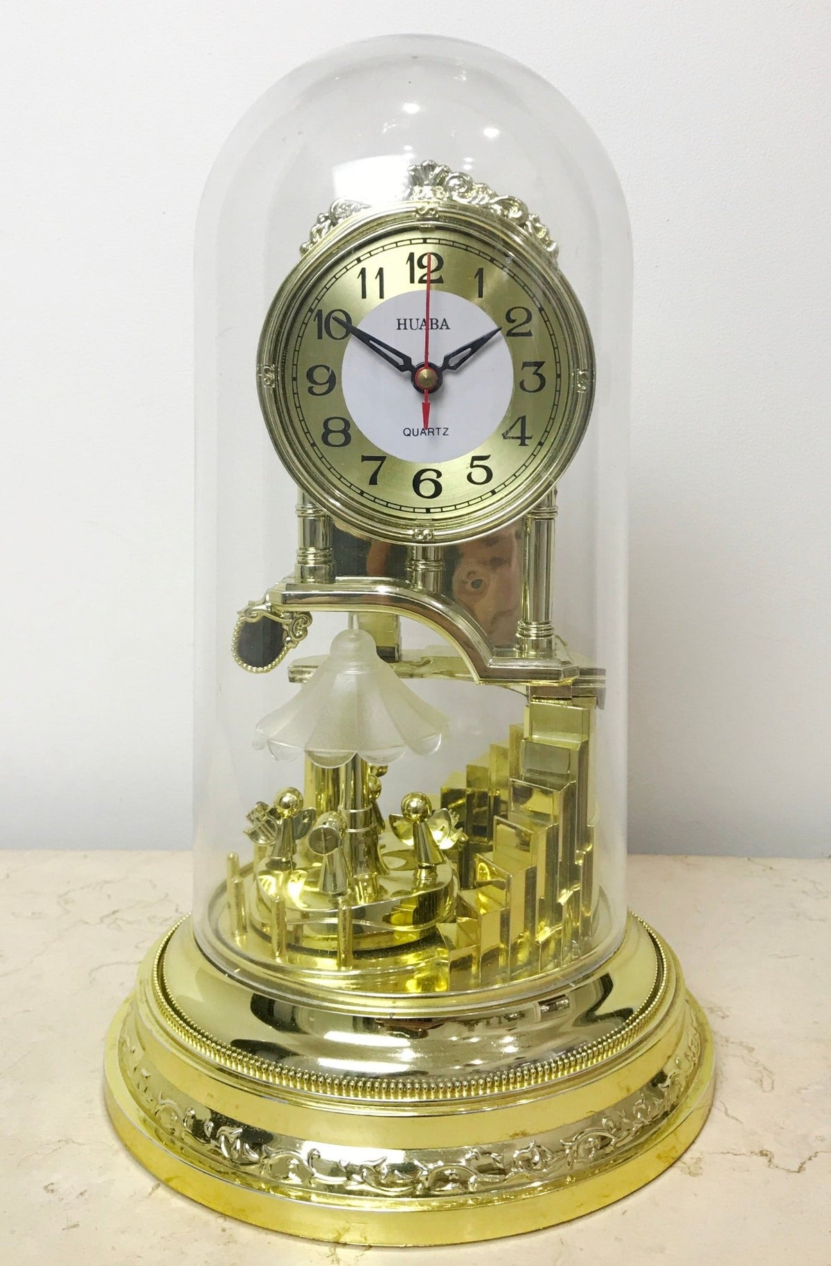 Vintage Huaba Quartz Dome Mantel Clock | Adelaide Clocks