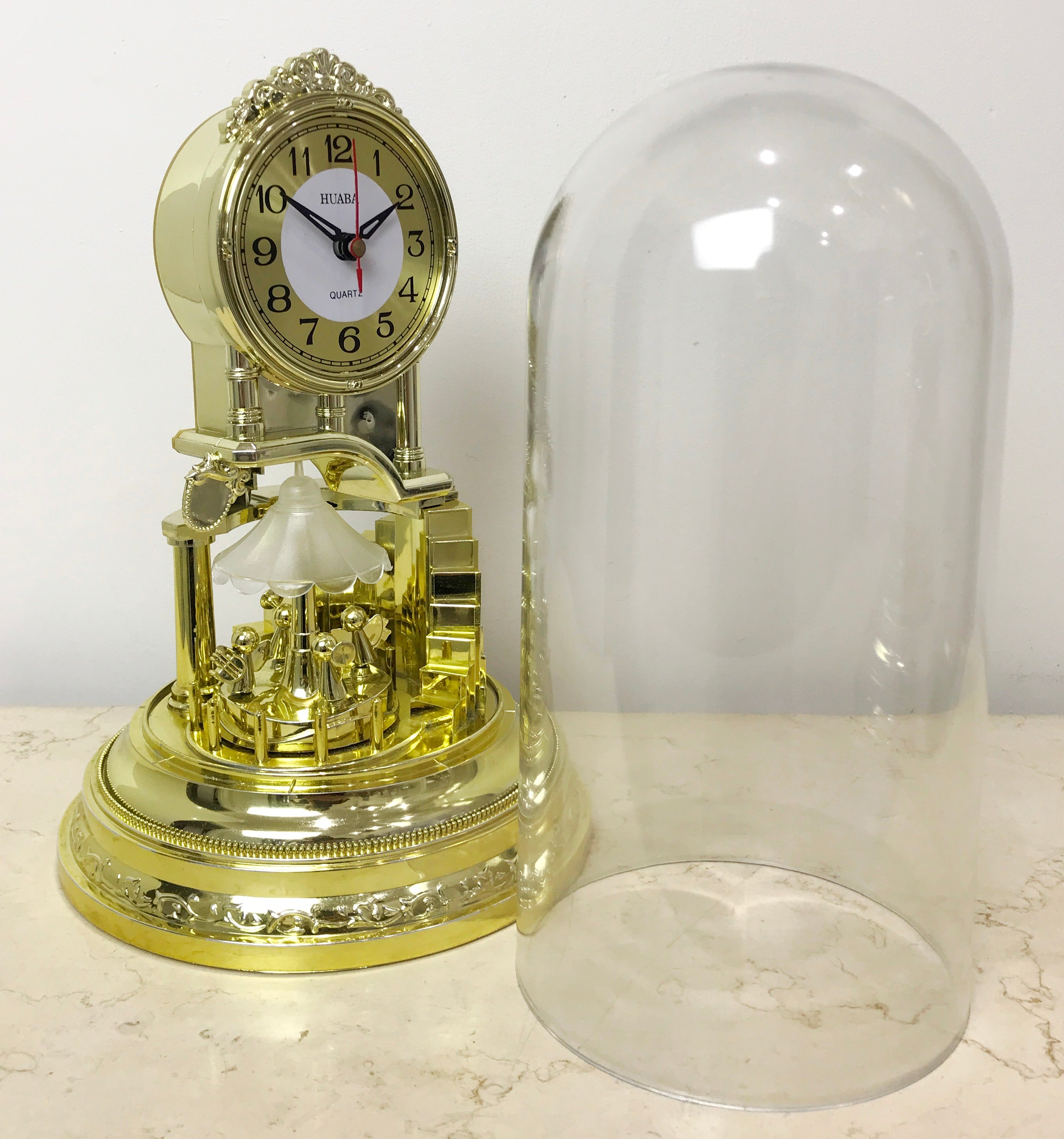 Vintage HUABA Battery Mantel Clock | eXibit collection