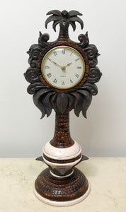 Vintage Palm Tree Battery Mantel Clock | eXibit collection