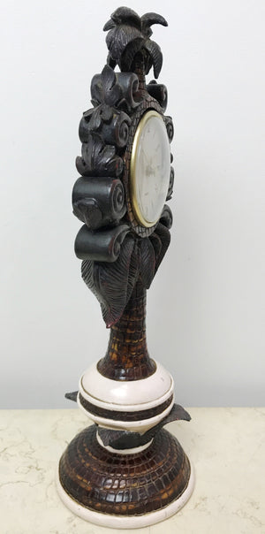 Vintage Palm Tree Battery Mantel Clock | eXibit collection
