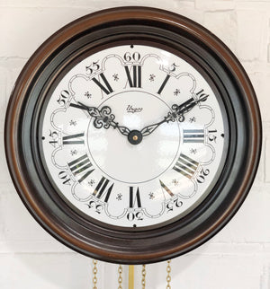 Vintage URGOS German BIM BAM Chime Wall Clock | eXibit collection