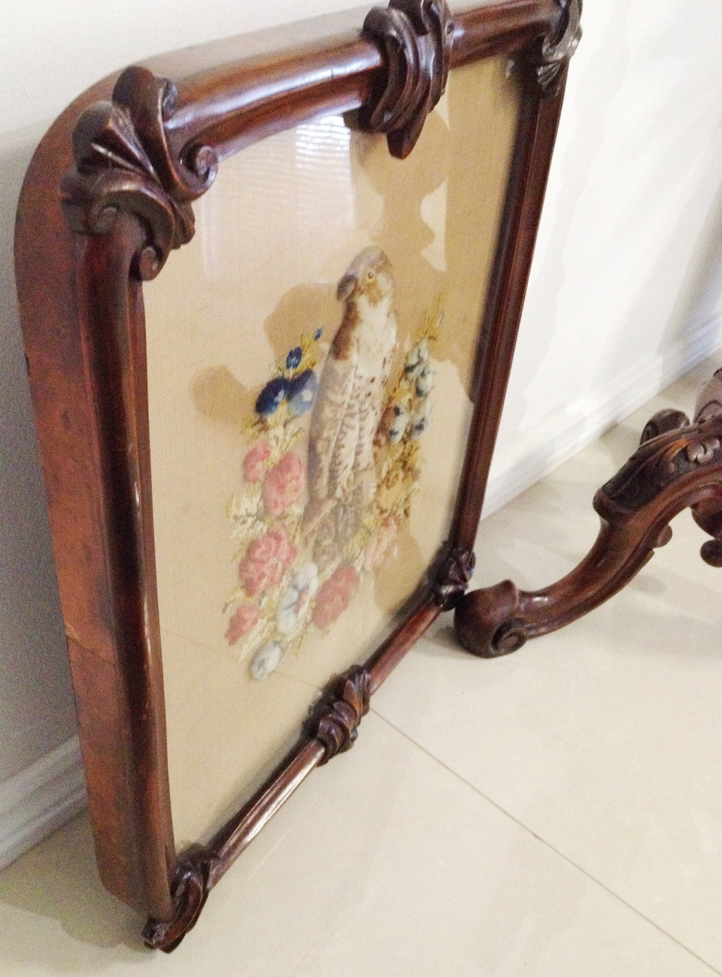 Antique Fire Screen Stand | eXibit collection
