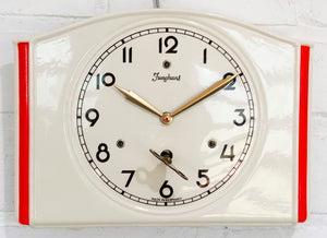 Vintage JUNGHANS Ceramic Kitchen Wall Clock | eXibit collection