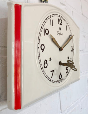 Vintage JUNGHANS Ceramic Kitchen Wall Clock | eXibit collection