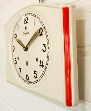 Vintage JUNGHANS Ceramic Kitchen Wall Clock | eXibit collection