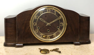 Vintage Westminster Chime Hammer on Rods Mantel Clock - eXibit collection