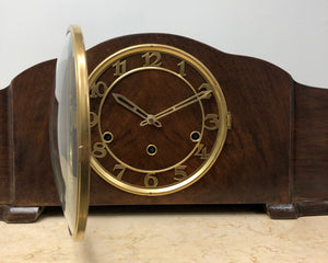Vintage Westminster Chime Hammer on Rods Mantel Clock - eXibit collection