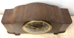 Vintage Westminster Chime Hammer on Rods Mantel Clock - eXibit collection