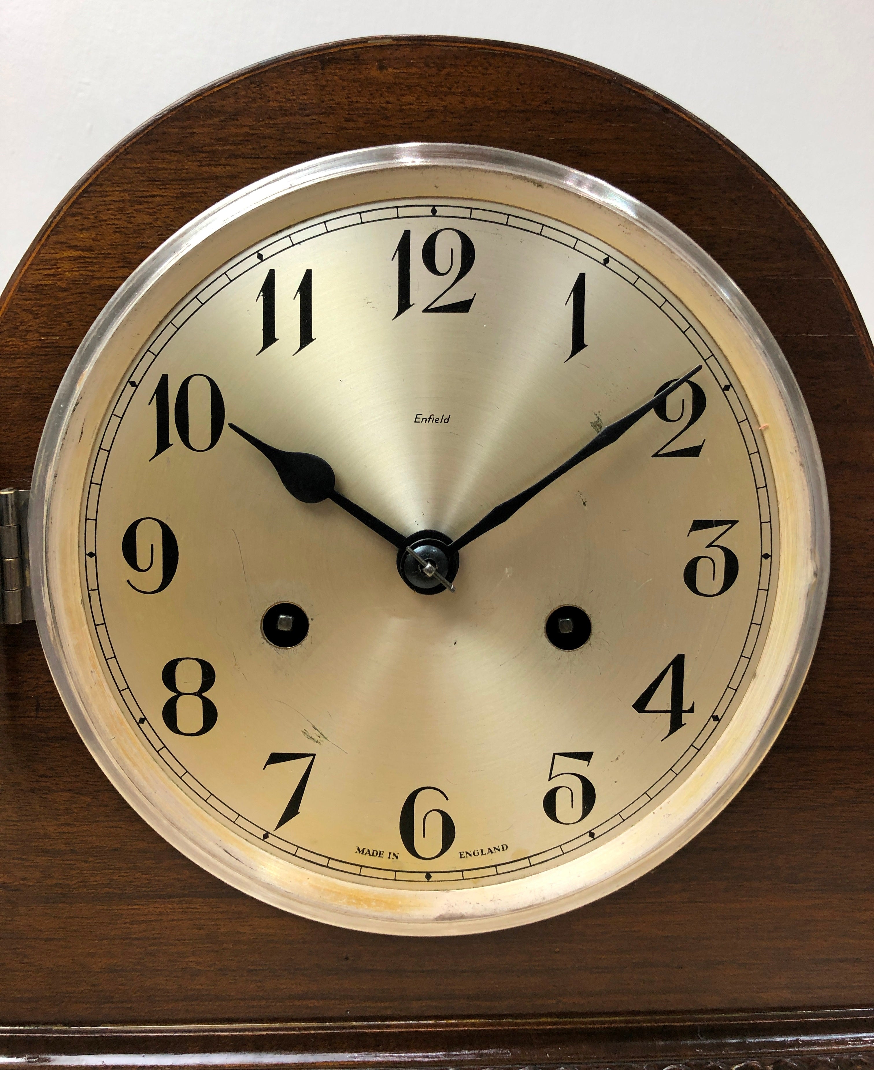 Original Vintage Enfield Hammer Chime Mantel Clock | eXibit collection