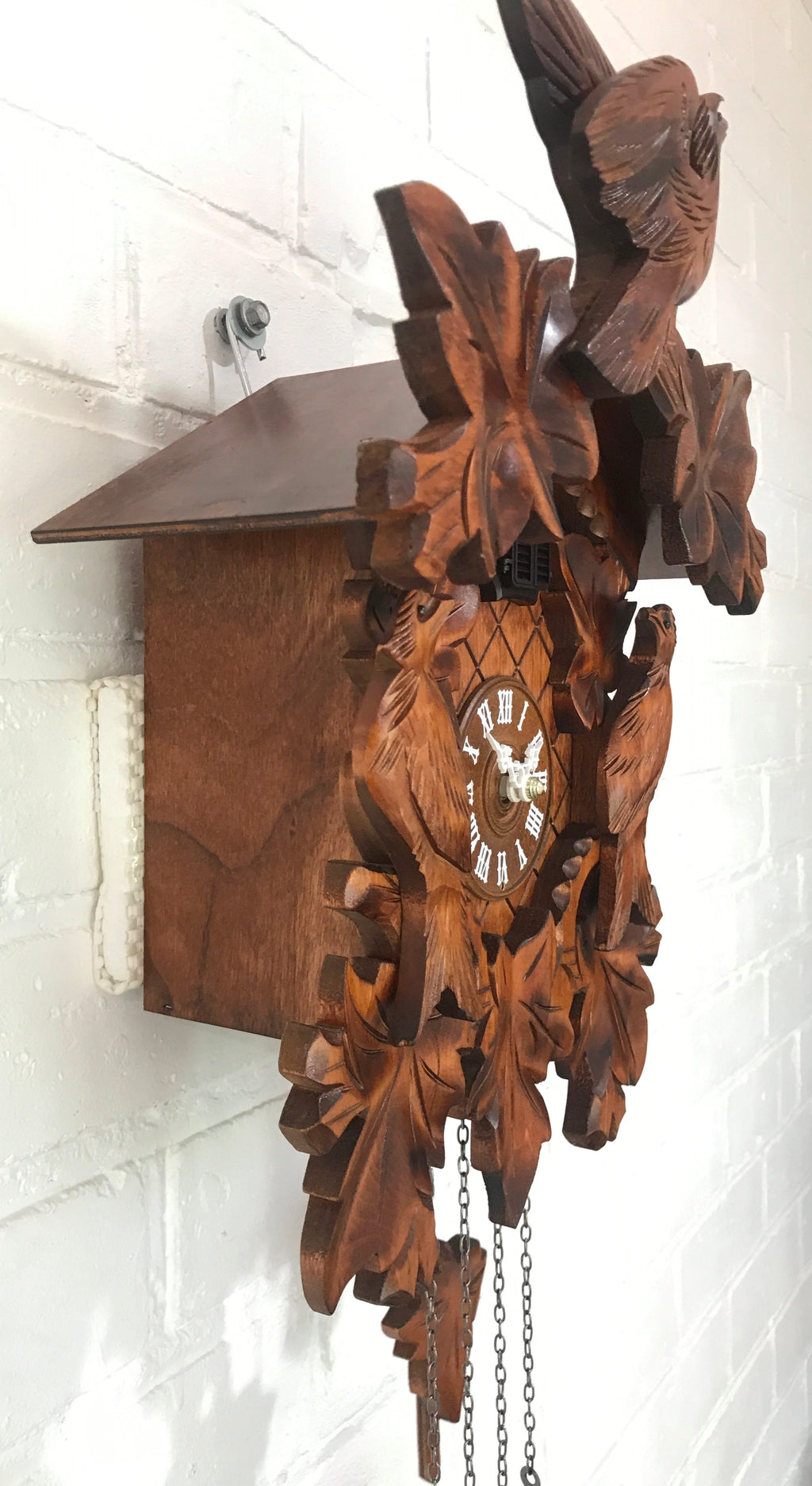 Vintage Original Musical Bird Battery Cuckoo Clock | eXibit collection