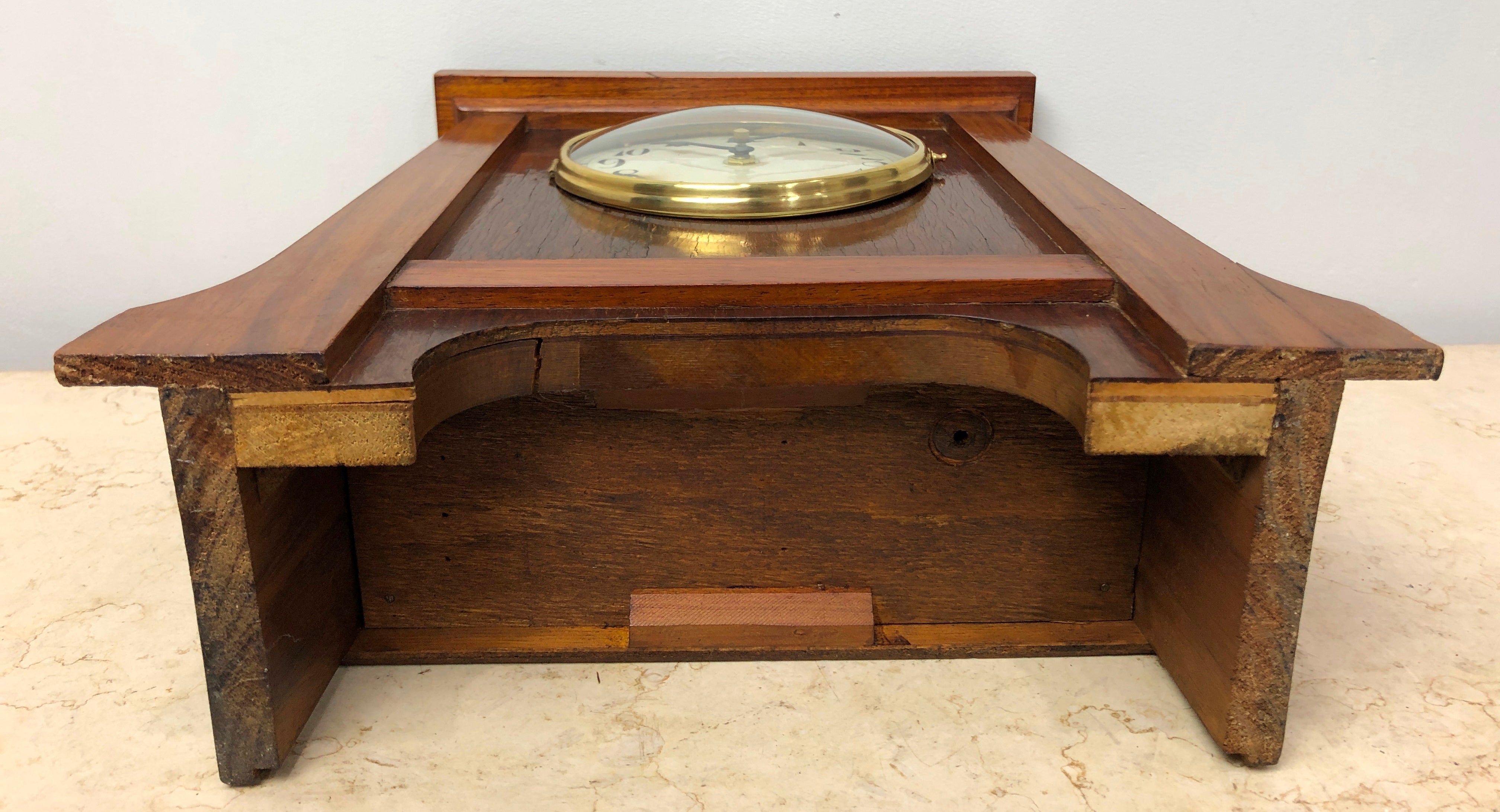 Original Antique USA Battery Mantel Clock | eXibit collection