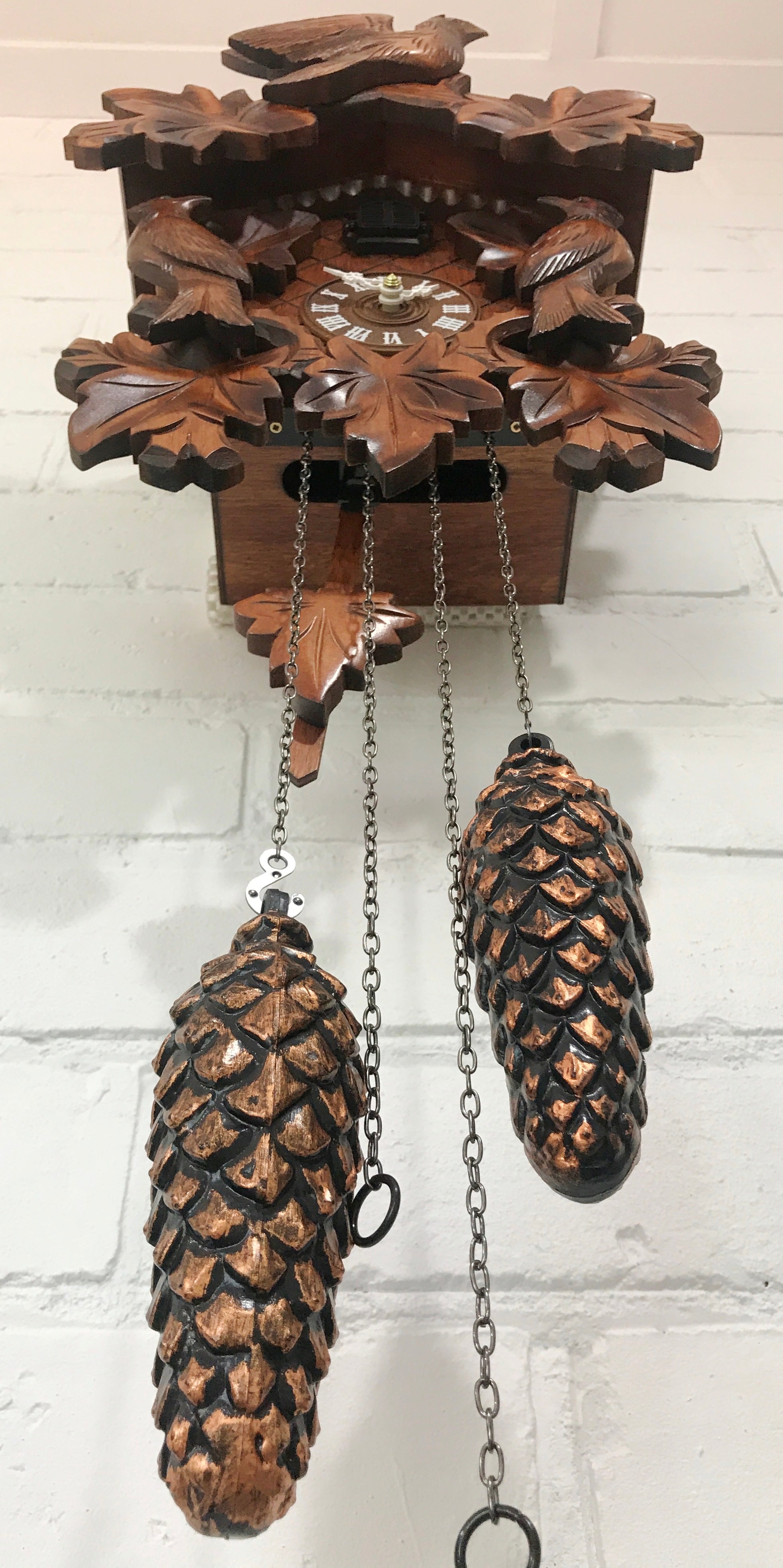 Vintage Original Musical Bird Battery Cuckoo Clock | eXibit collection