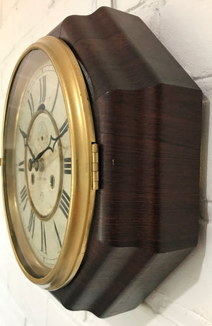 Antique Ansonia Octagon Wall Clock | eXibit collection