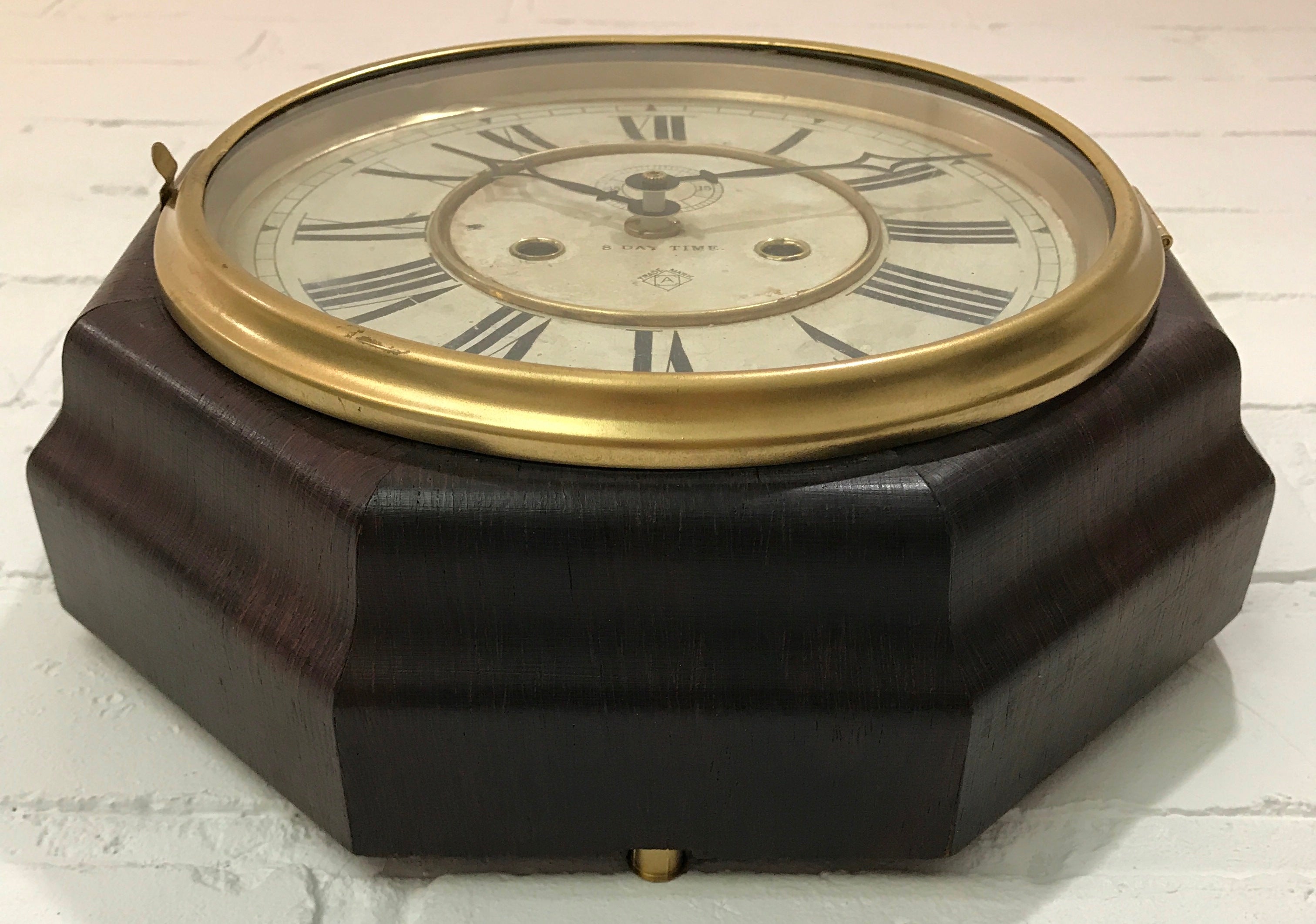 Antique Ansonia Octagon Wall Clock | eXibit collection