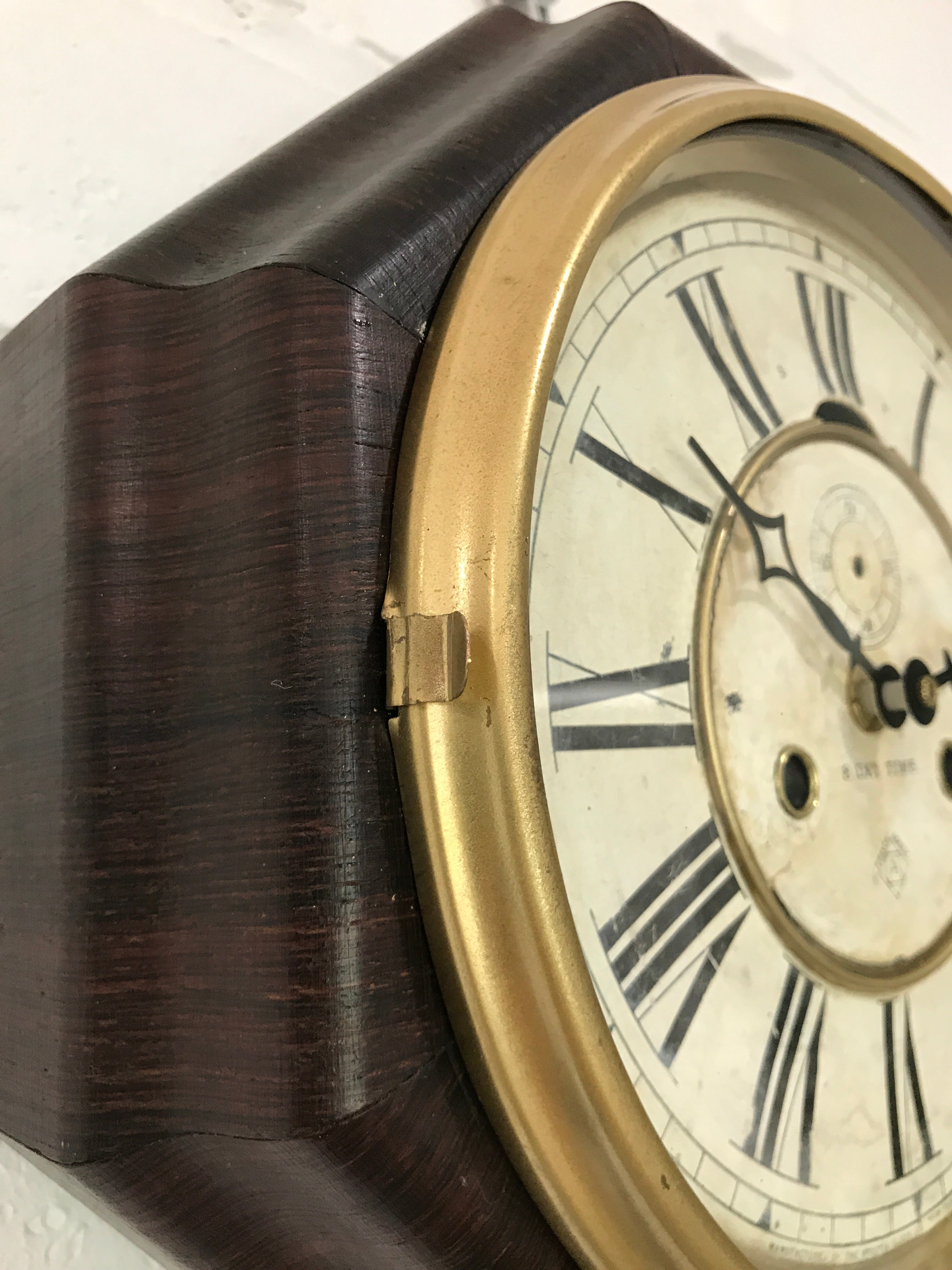 Antique Ansonia Octagon Wall Clock | eXibit collection