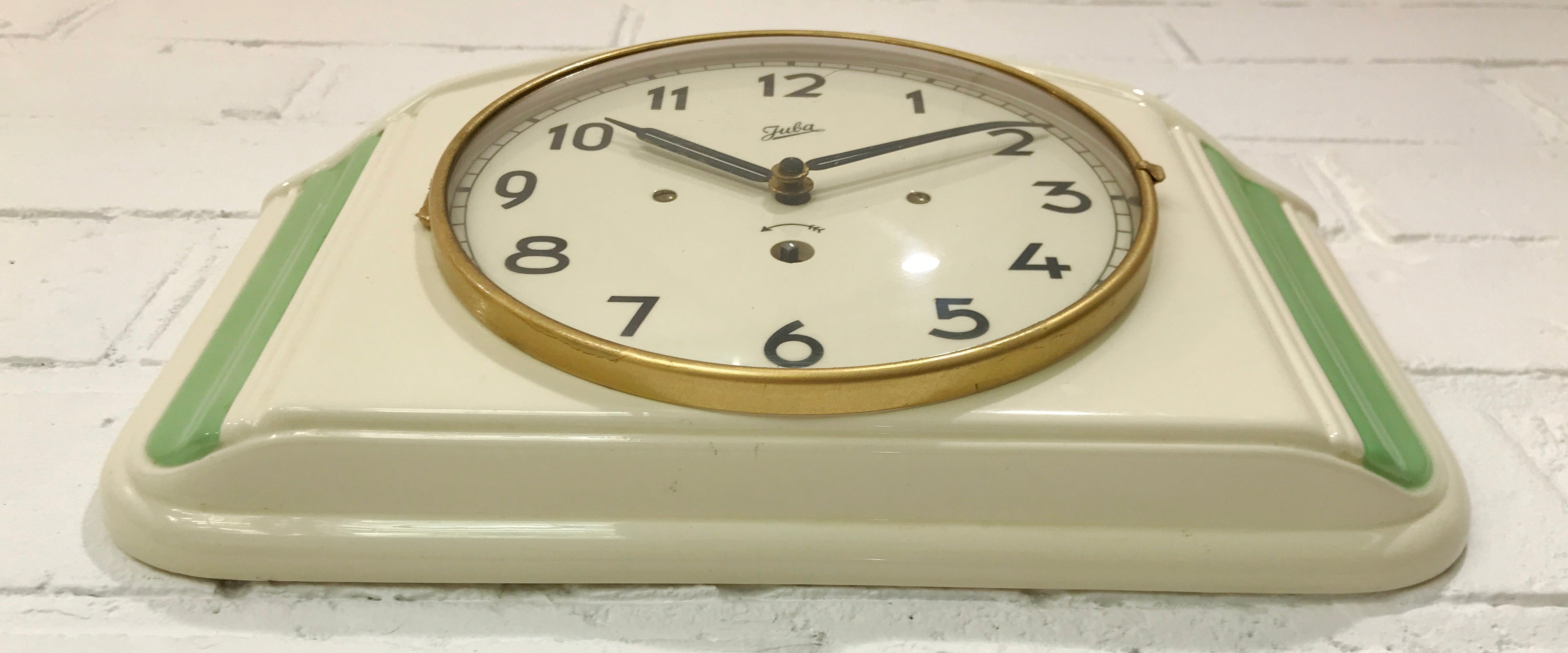 Vintage JUBA Ceramic Wall Clock | eXibit collection