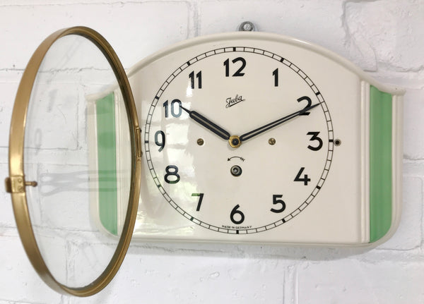 Vintage JUBA Ceramic Wall Clock | eXibit collection