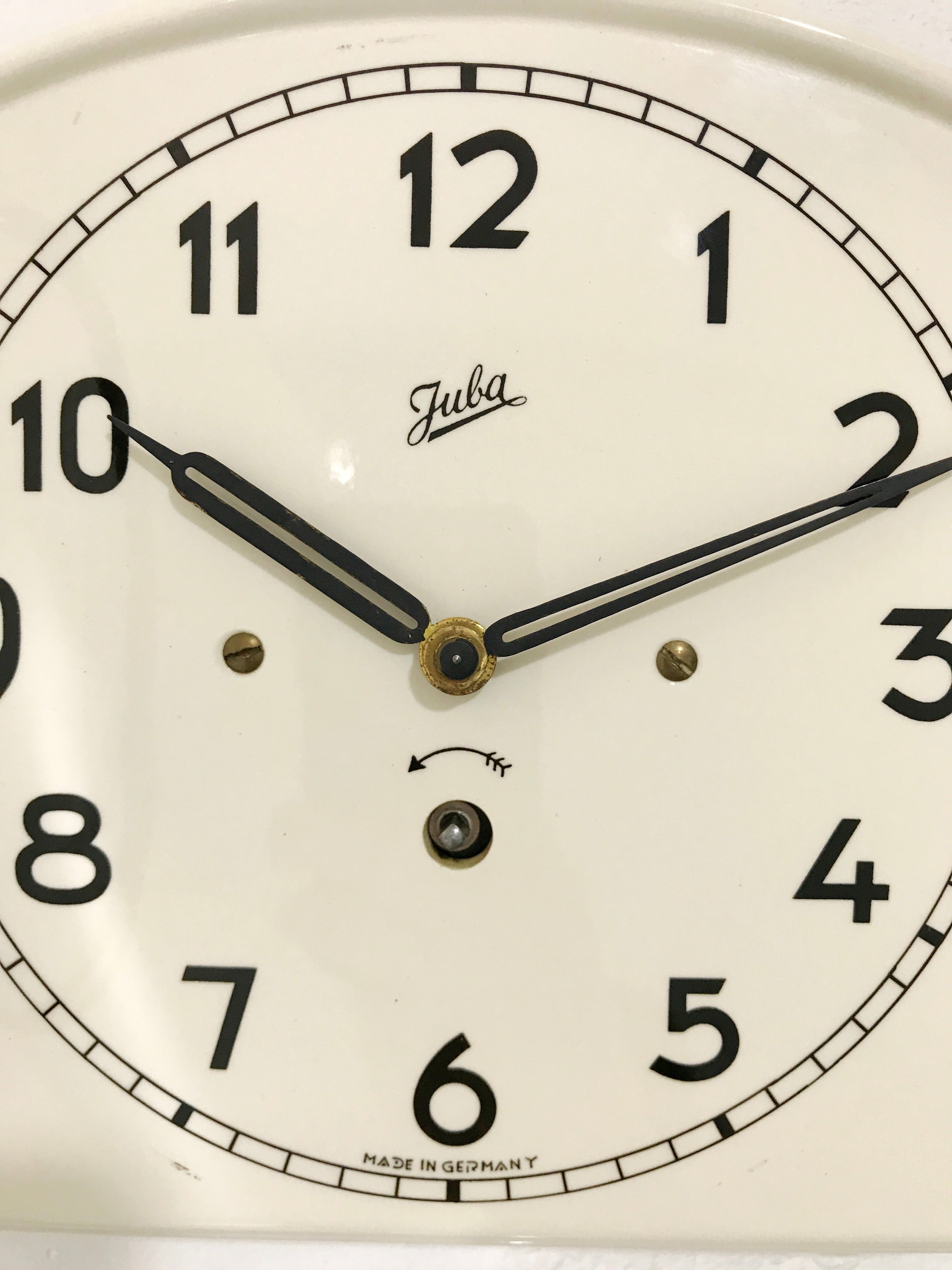 Vintage JUBA Ceramic Wall Clock | eXibit collection