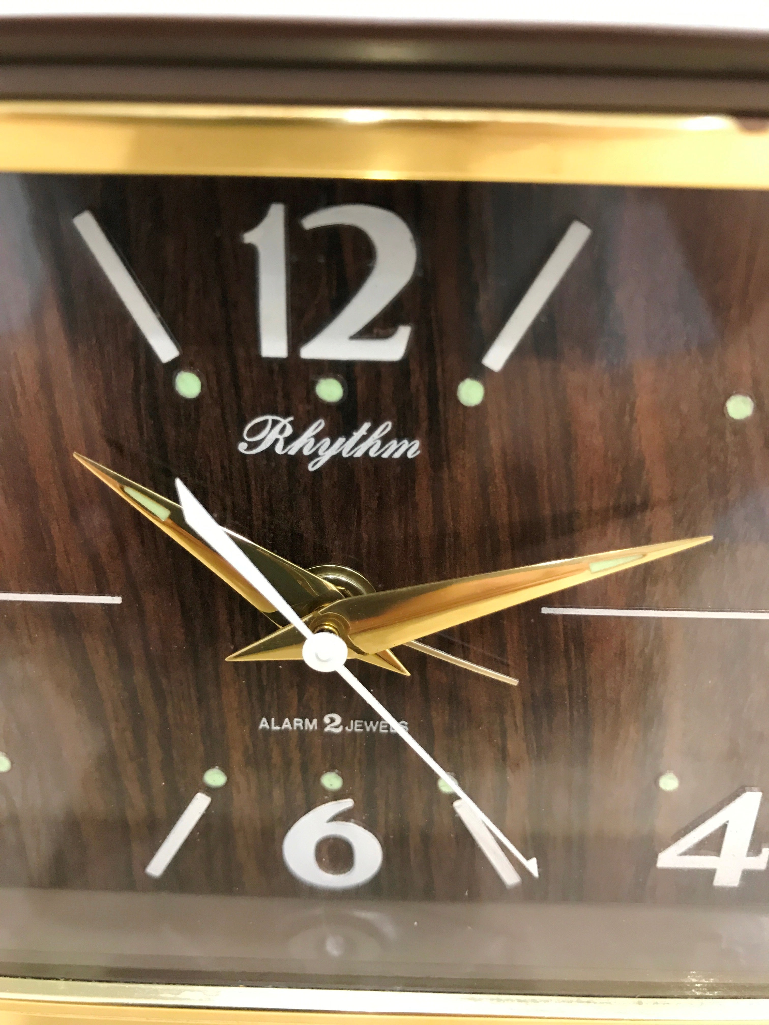 Vintage Retro Rhythm Alarm Mantel Clock | eXibit collection