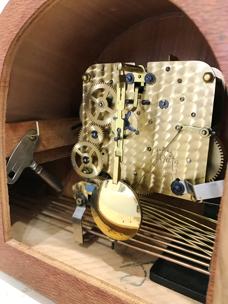 Vintage JUBA Dual Chime Mantel Clock Adelaide Clocks