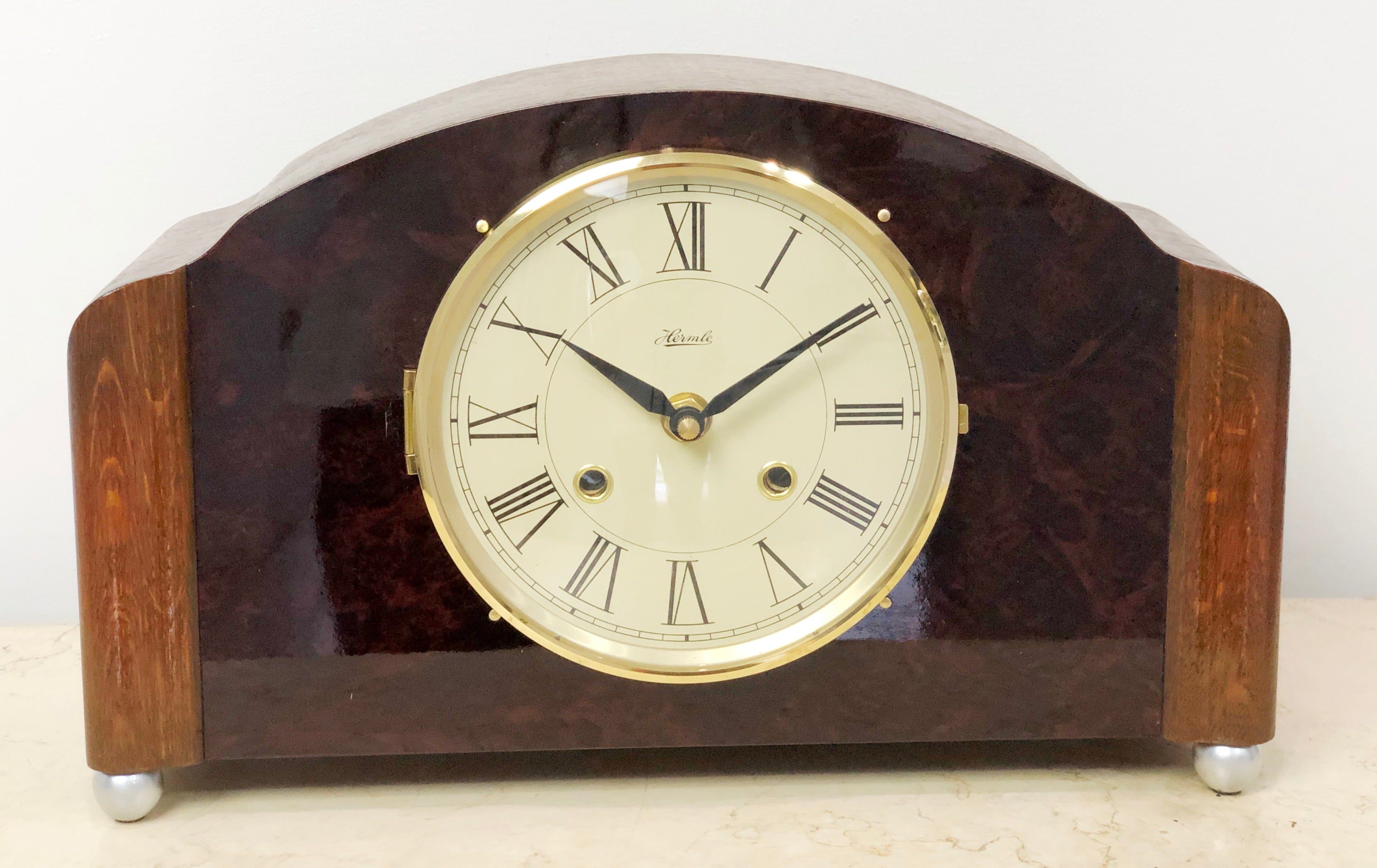 Vintage Hermle Battery Mantel Clock | eXibit collection