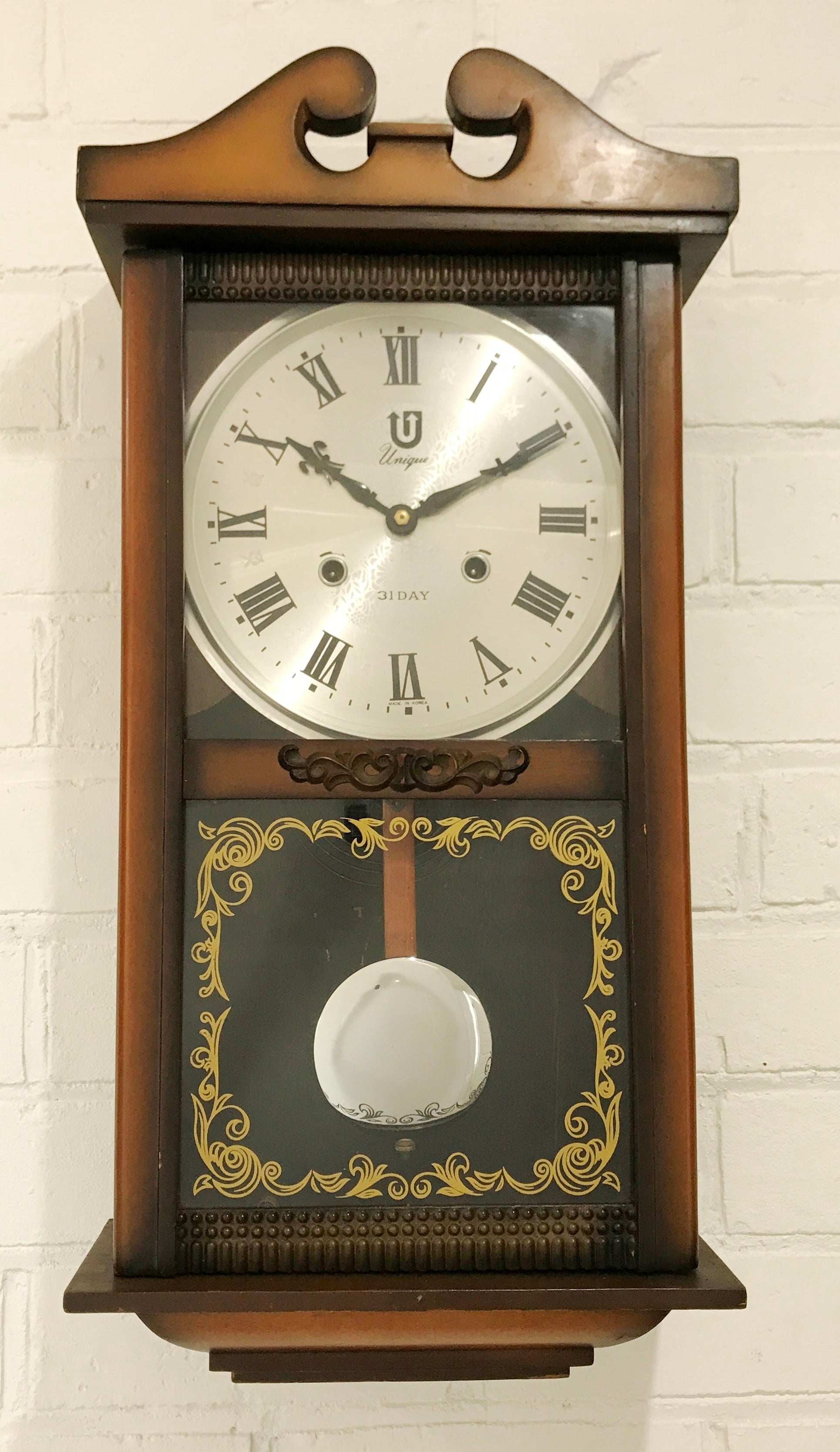 Vintage 31 Day Unique Wall Clock | eXibit collection