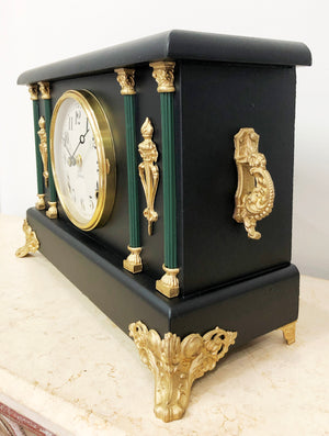 Antique Sessions Battery Mantel Clock | eXibit collection