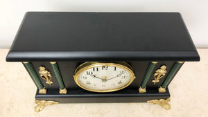 Antique Sessions Battery Mantel Clock | eXibit collection