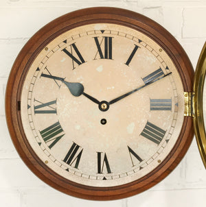 Antique Fusee Station Round Wall Clock | eXibit collection