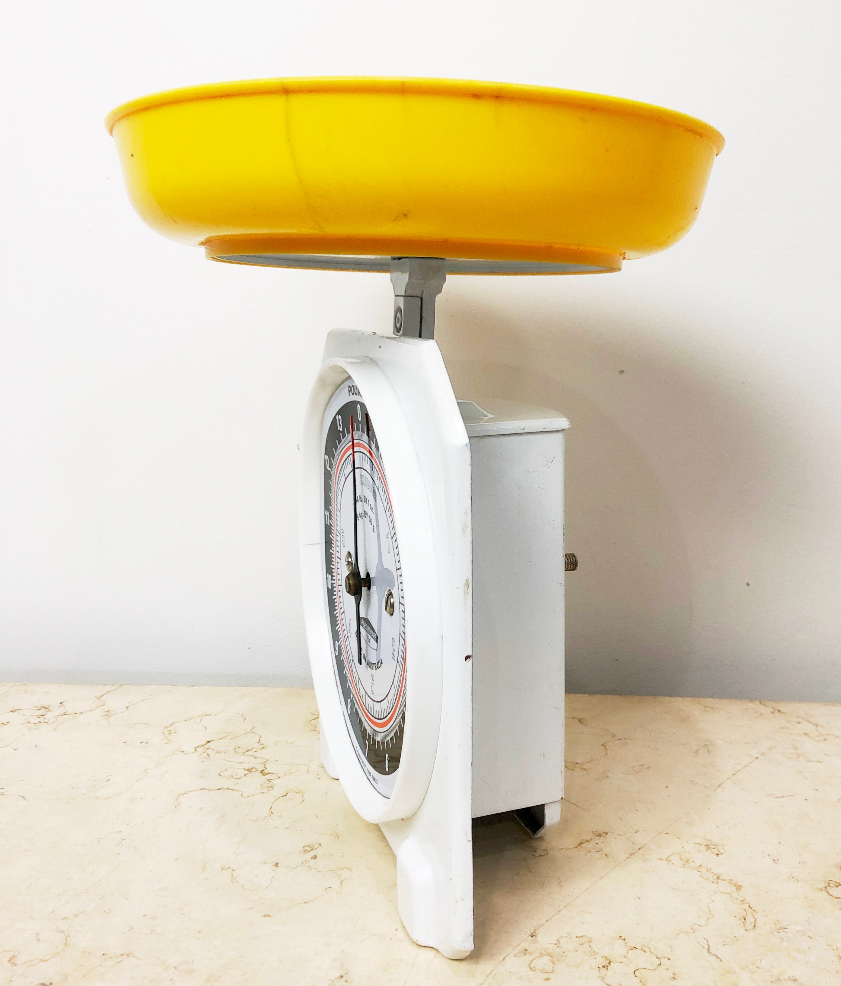 Original Vintage Persinware Metal Kitchen Scale | eXibit collection